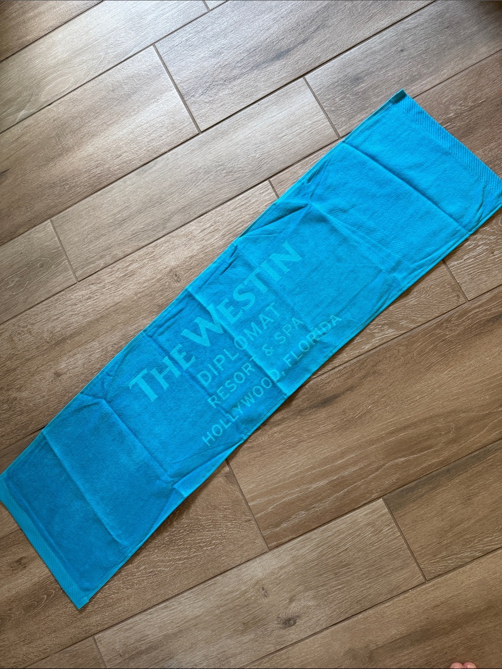 Turkish Signature Cotton Neck Towel Westin Diplomat Resort & Spa Hollywood FL